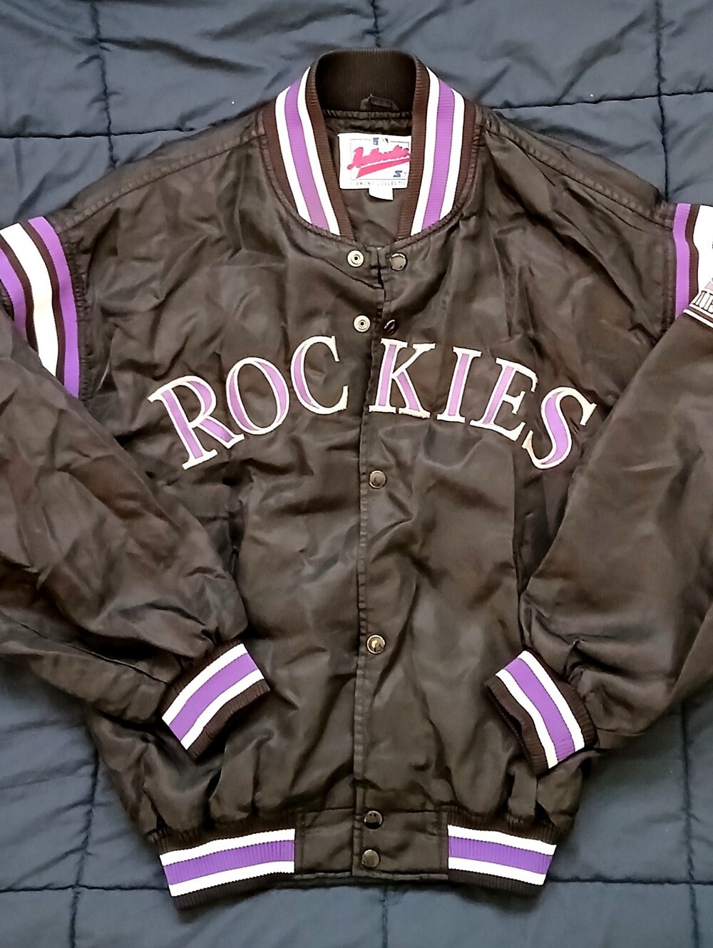 Starter Colorado Rockies Dugout Jacket szM